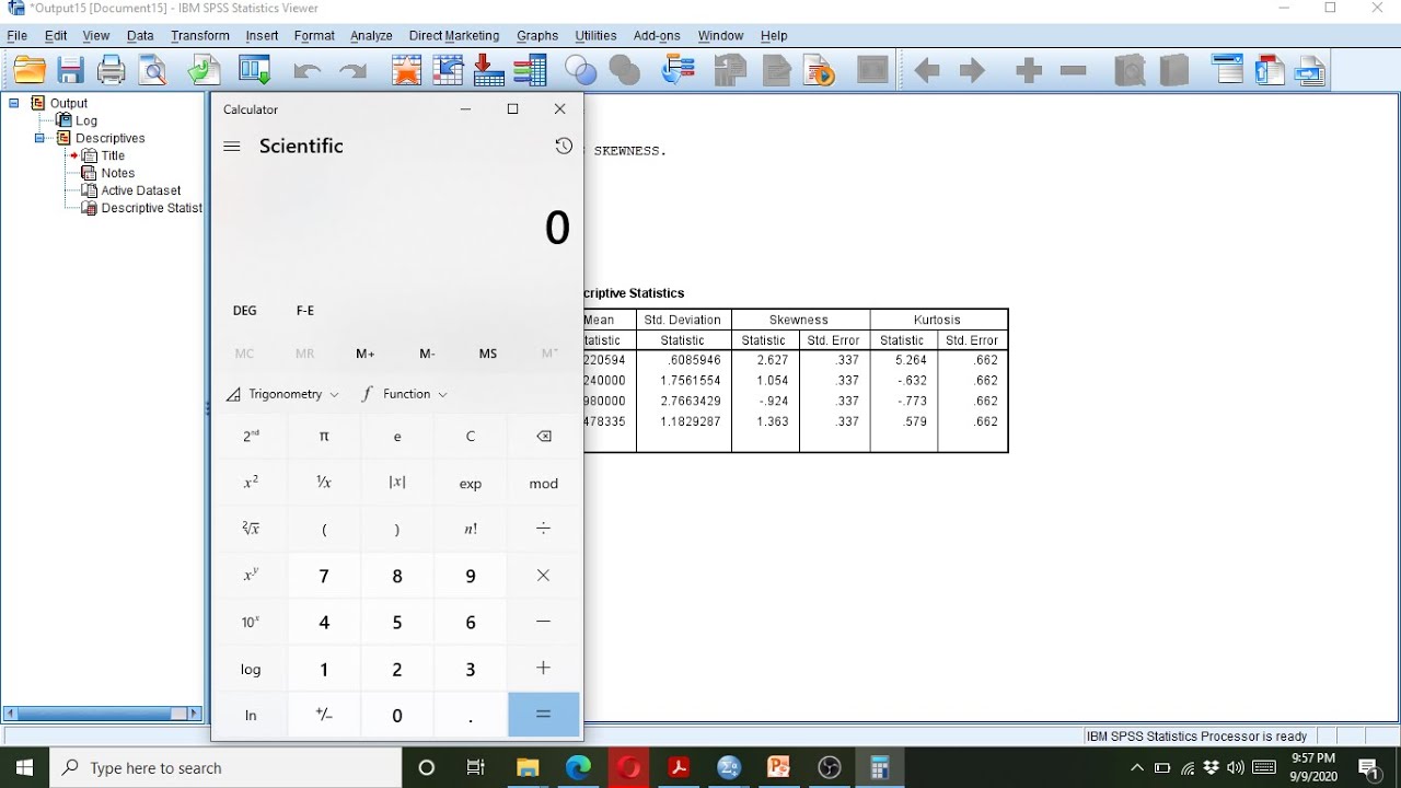 Data Transformation for Treating Univariate Outliers in SPSS