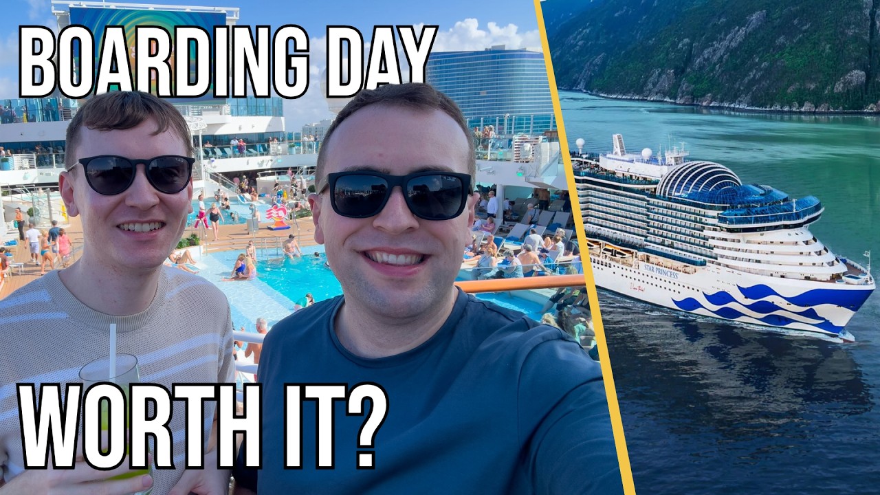 Boarding Day on the New Star Princess! 🛳️