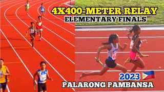 4X400-METER RELAY ELEMENTARY FINALS | PALARONG PAMBANSA 2023