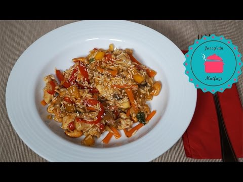Tavuklu Sebzeli Wok Çin Yemeği Tarifi - 2 Kişilik | Jassy'nin Mutfağı