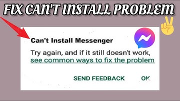 Fix Facebook Messenger App Can