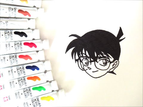 名探偵コナンキャラクター コナンの描き方 名探偵コナン How To Draw Detective Conan 그림 Youtube