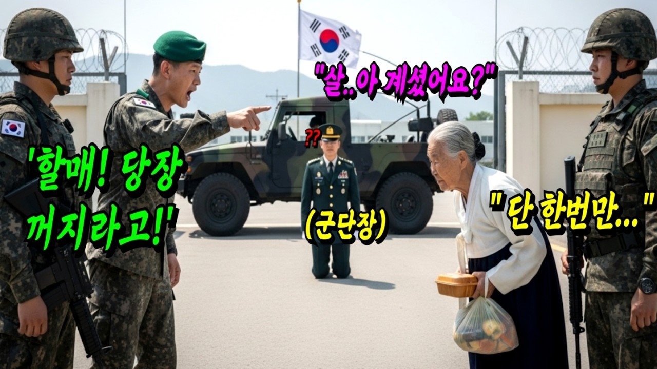 군인 손주 면회 갔다 중령에게 모욕당한 할머니… 그날 군단장이 무릎 꿇은 충격적 이유