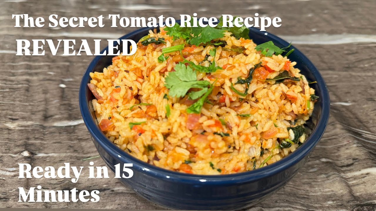 Tomato Rice Recipe | Simple & Tasty Tomato Rice | The Tomato Bath Every Foodie Loves!