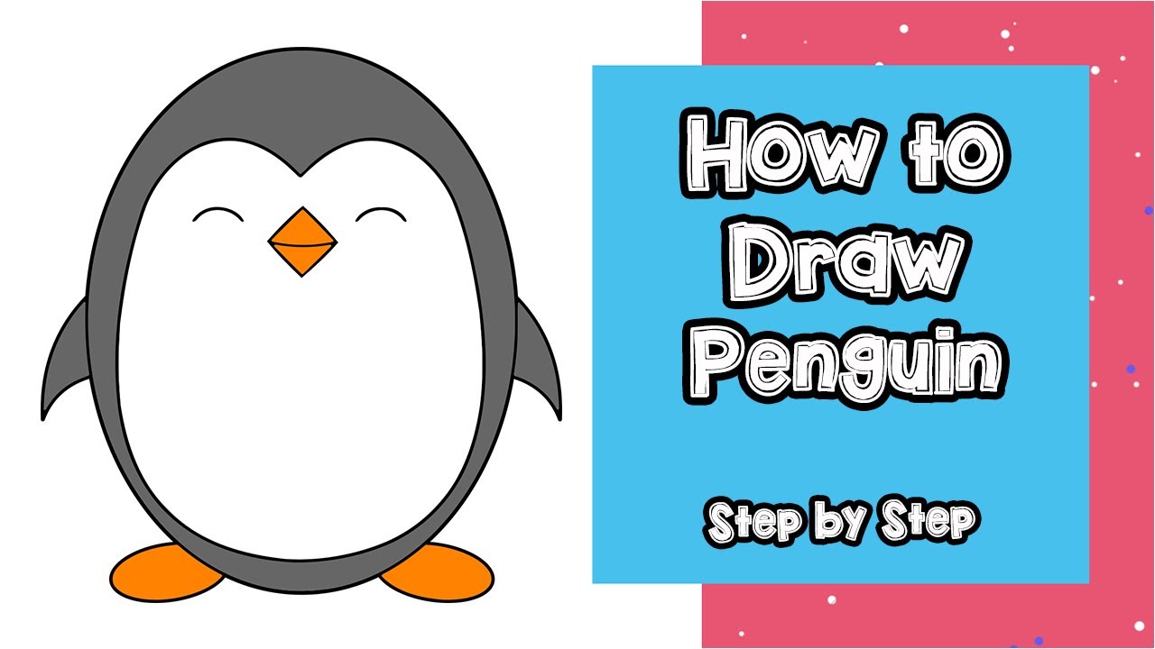 penguin drawing simple