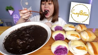 DINUGUAN at ASSORTED PUTO MUKBANG | puto flan, puto pao, ube cheese puto