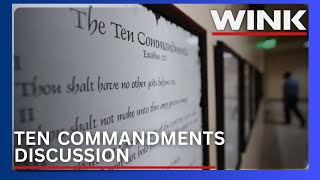 East Naples debate on Ten Commandments display in county buildings heats up