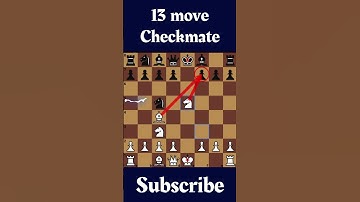 13 move Checkmate  #SHORTS#TRENDING#CHESSCOM  🔥🔥🔥🔥