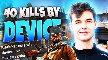 CS:GO - dev1ce 40 kills on Inferno (no OT) @ FACEIT