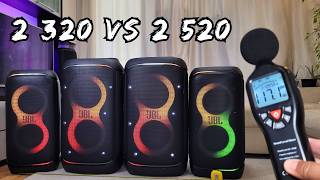 2 JBL Partybox 520 VS 2 JBL Partybox 320! Which One Wins?