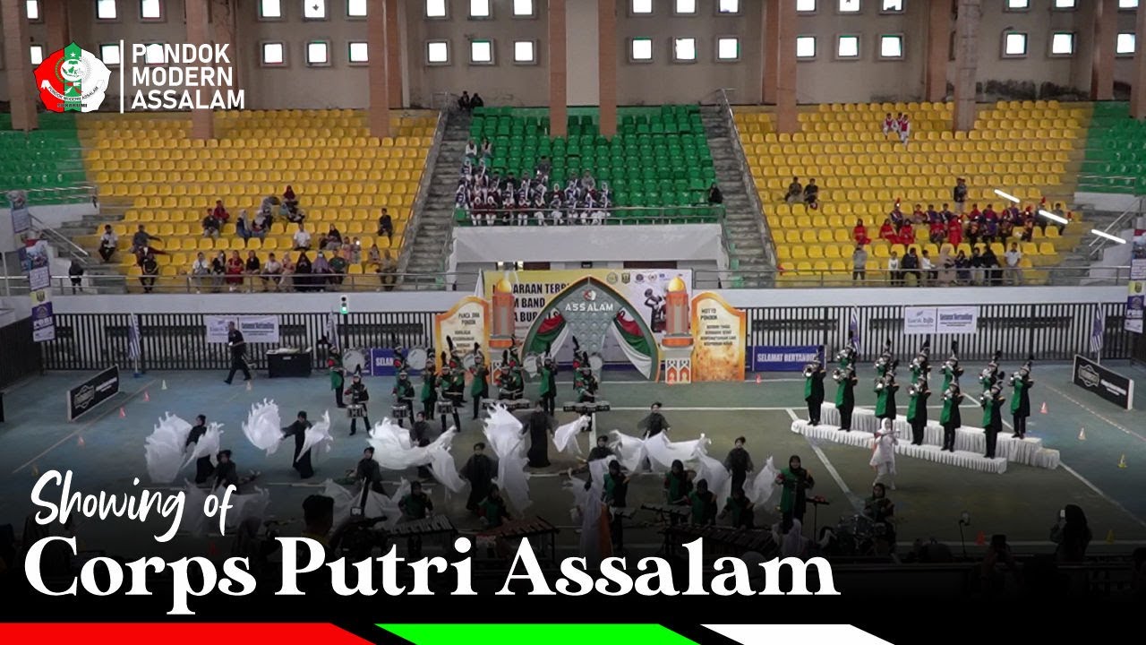 CORPS PUTRI ASSALAM | Marching Band Pondok Modern Assalam - Piala Bupati Cup 1 2022