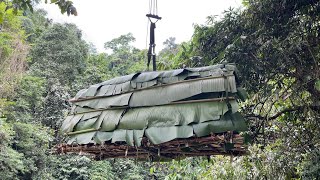 2 DAYS OF SURVIVAL AND A PLACE TO HIDE FROM DANGEROUS ANIMALS | Rừng Phương Bắc