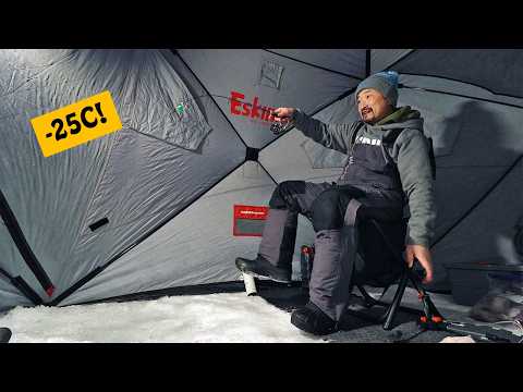 Two Days Of Ice Fishing In Extreme Cold