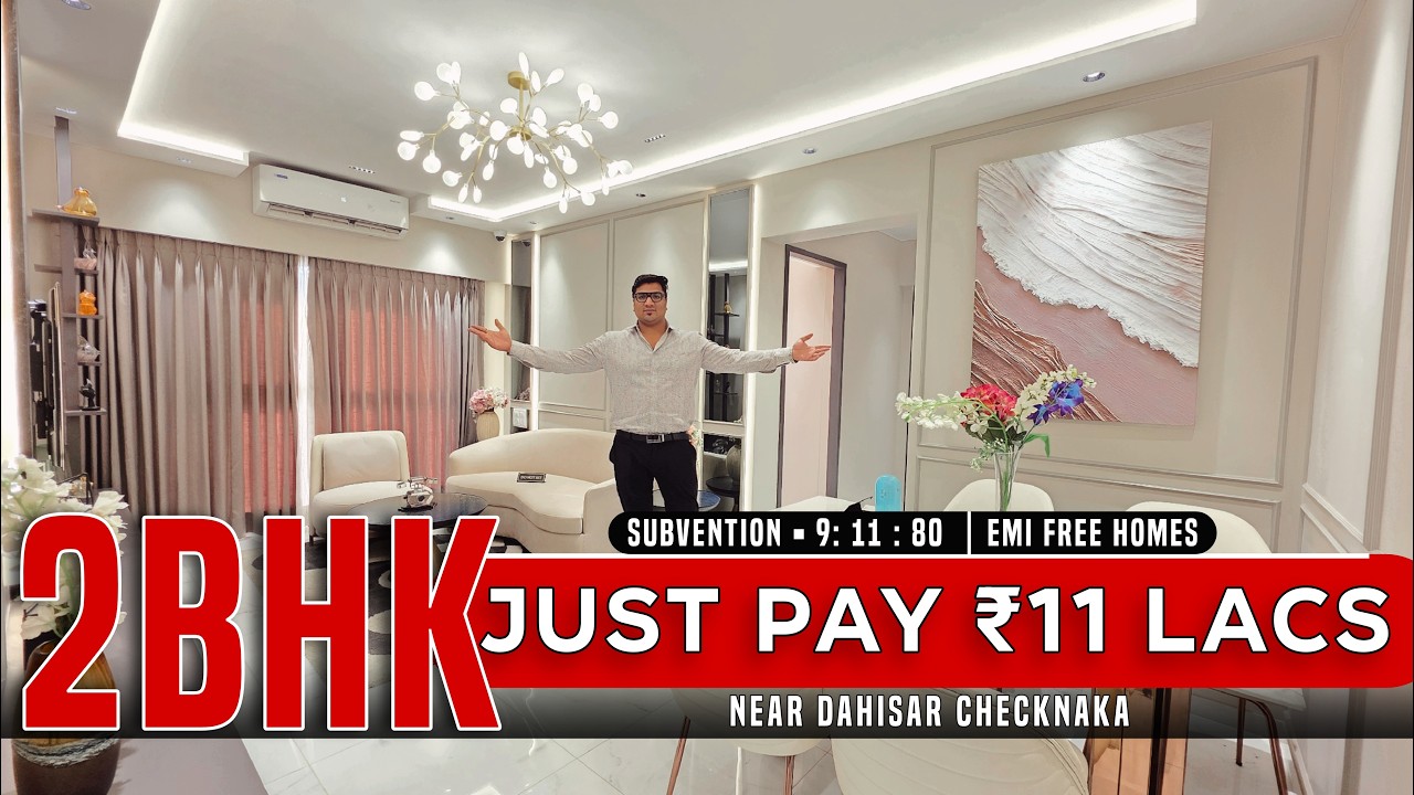 2 bhk new flat for sale in mira road/ just 9% Down-Payment/ luxury project of miraroad mumbai