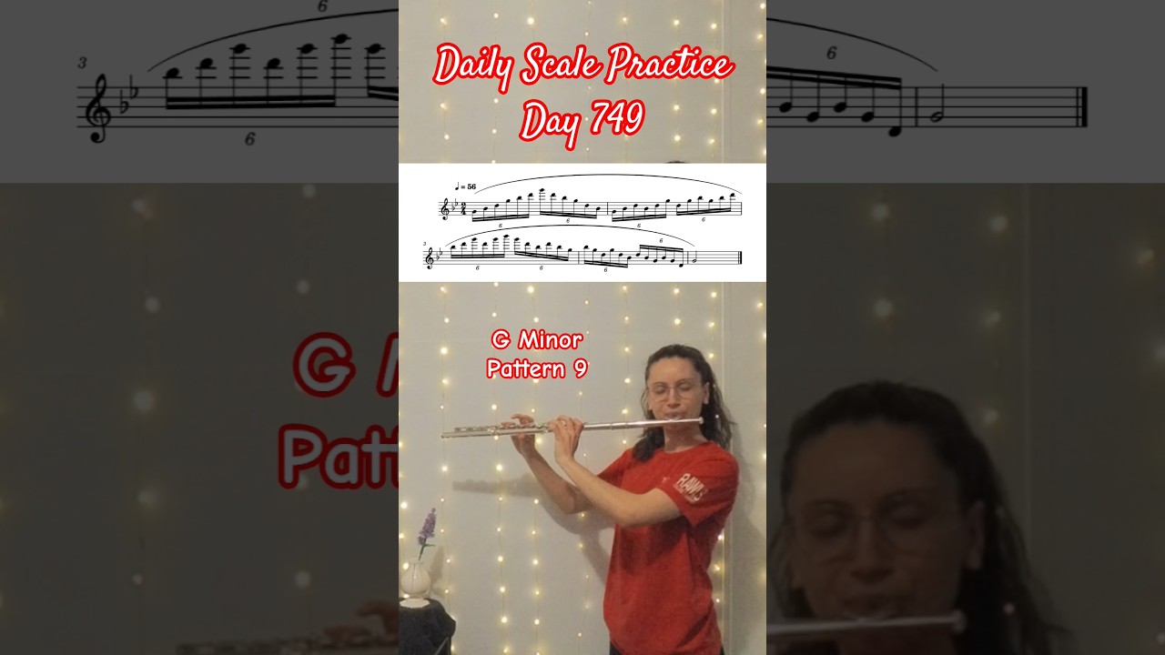 Daily Scale Practice: Day 749 #flute #flutepractice #flutescales