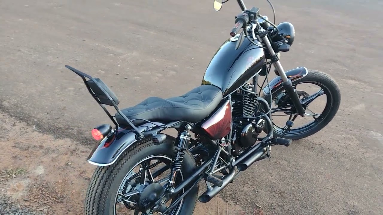 Suzuki Intruder 125 customizada! Reformada ficou nova de novo!