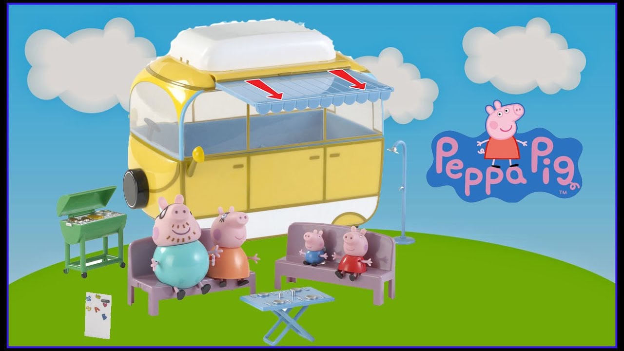 Peppa Pig's Campervan Playset Peppa Pig Autocaravana Casa ...