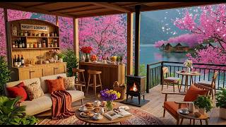 Spring Jazz Cafe Ambience ☕ Smooth Jazz Background Music for Relaxing &amp; Work