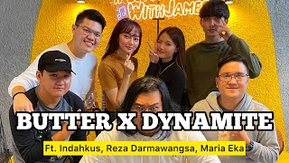 BUTTER X DYNAMITE KERONCONG - Indahkus, Reza Darmawangsa, Maria Eka ft. Fivein #LetsJamWithJames