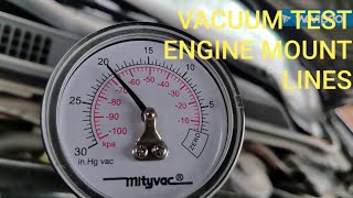 HOW TO TEST ENGINE MOUNT VACUUM LINES Acura Tl Honda Engine Mount Hydrolic Mount Testing Tutorial