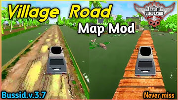 Map Mod Bussid 3.7- New Village Road Map Mod for bus simulator Indonesia by AS gaming 295