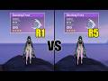 Is Dawning Frost R5 Actually Worth It?? - R1 vs R5 Damage Comparison // Genshin impact