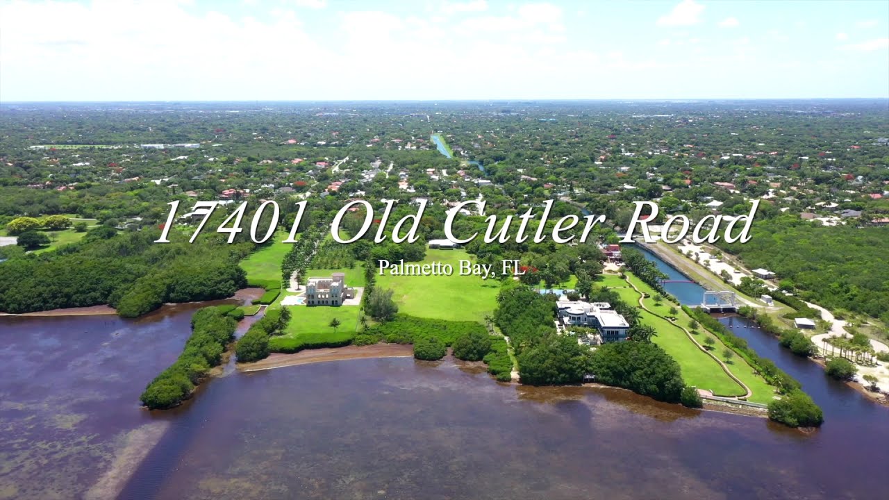 Rare Waterfront Estate - 17401 Old Cutler Road
