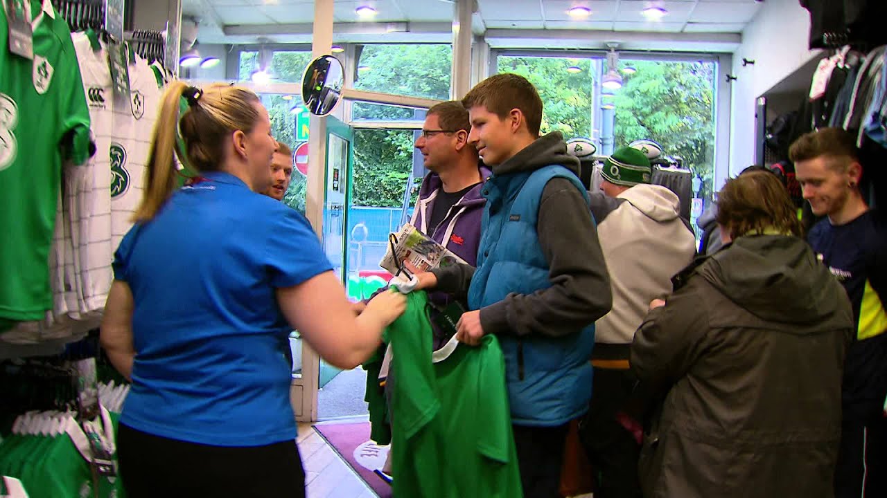 Ireland Jersey Launch Elverys Sports Dawson Street Together For