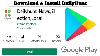 How to Download and Install DailyHunt app on Android | Techno Logic | 2022 screenshot 2