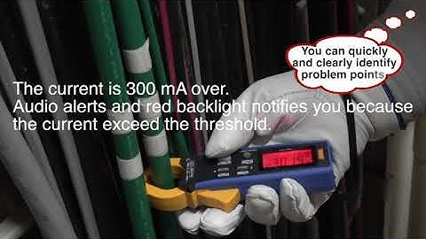 Learn how to use AC Leakage Clamp Meter CM4001 Comparator Function!