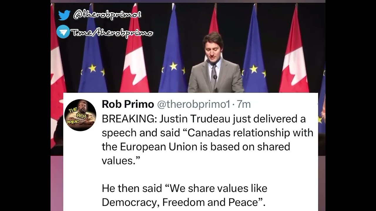 Trudeau| Canada Shared Values Are Freedom, Democracy and Peace
