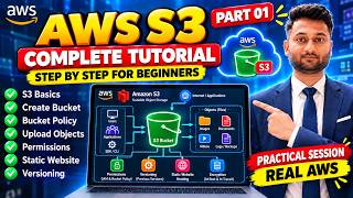 AWS S3 Complete Tutorial Part 01 | Create S3 Bucket & Upload Files | Step-by-Step for Beginners