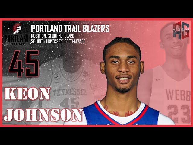 Keon johnson trail blazers hi-res stock photography and images - Alamy