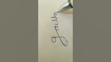 GAUTAM NAME SIGNATURE #VIREL #SHORTS #SIGNATURE #INDIA #YTSHORTA