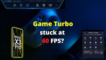 POCO X3 PRO Game Turbo issue | Game Turbo stuck at 60 FPS | MIUI Game Turbo Issue
