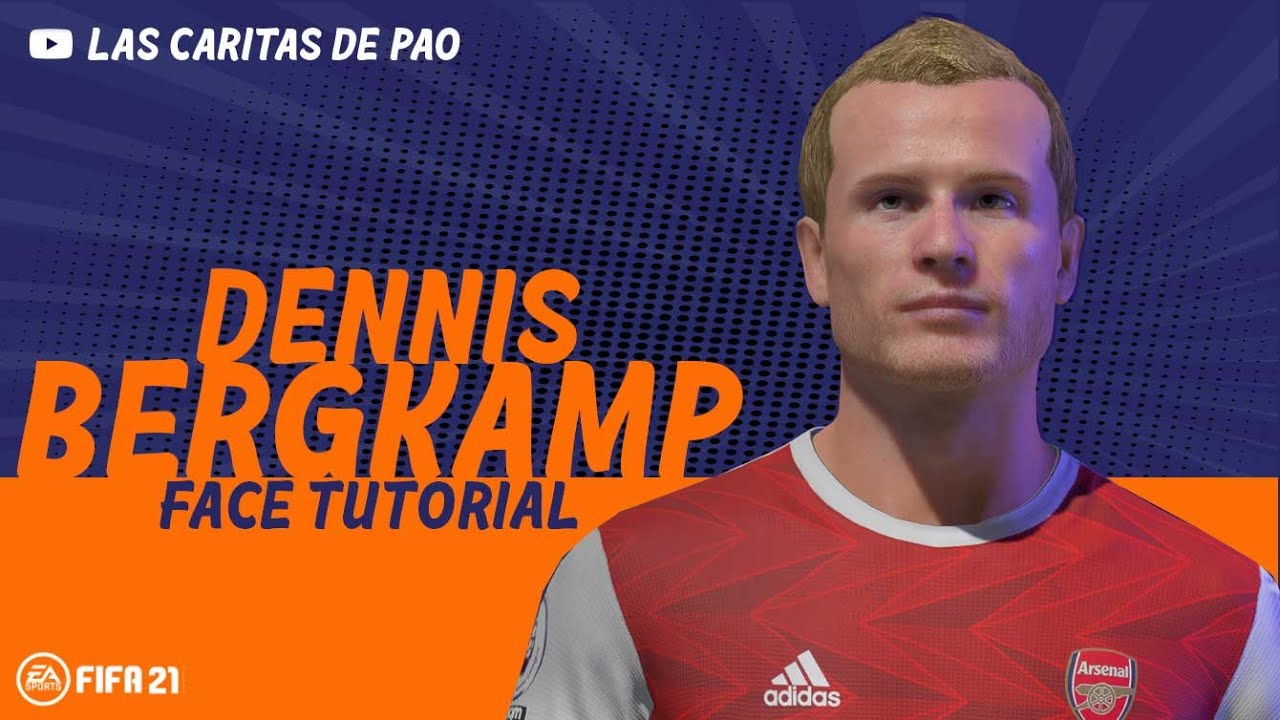 FIFA 21 | How to Create face Dennis Bergkamp | pro clubs | clubes pro