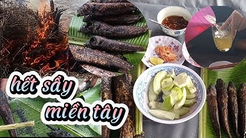 Cá lóc đồng nướng trui thơm lừng mùi rơm đậm vị miền tây