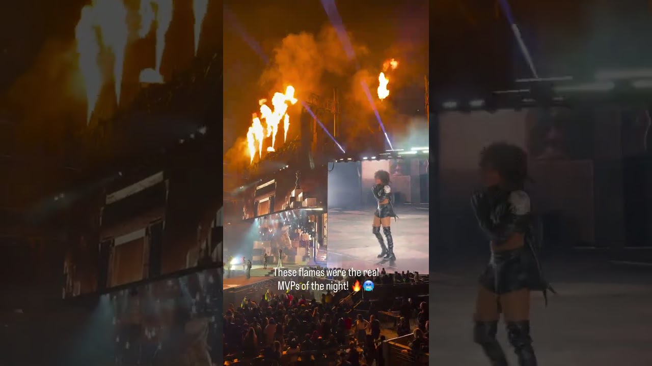 [INSANE PYRO] MetLife Stadium Flames Were The Real MVPs Of The Night 🥶🔥