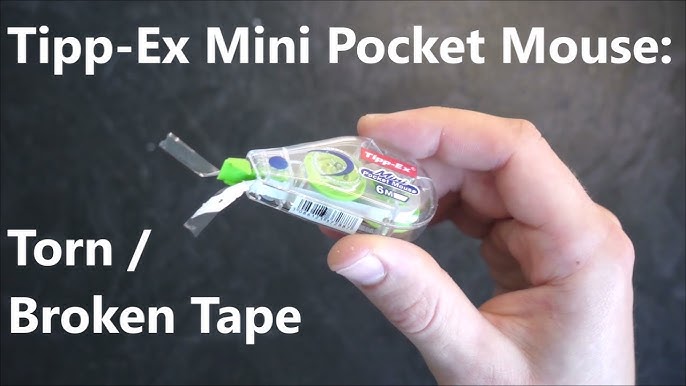 Utilisation du Tipp-Ex mini pocket Mouse 