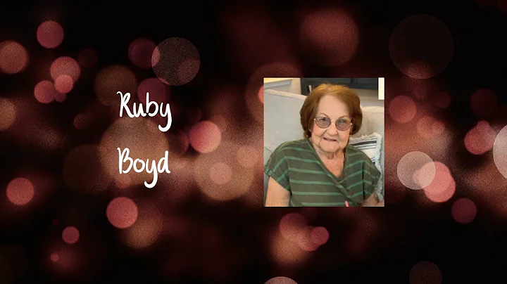 Ruby Boyd Video Tribute