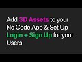 Create a 3D Assets in Spline and add them to your Adalo Mobile App