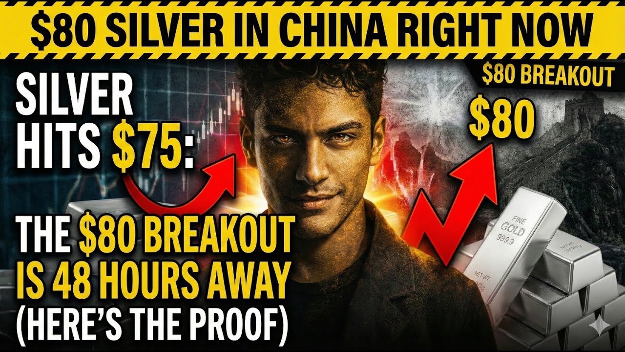 BREAKING: $75 SILVER — China Just Triggered a Forced $80 Breakout (48 Hours?)  PART 1