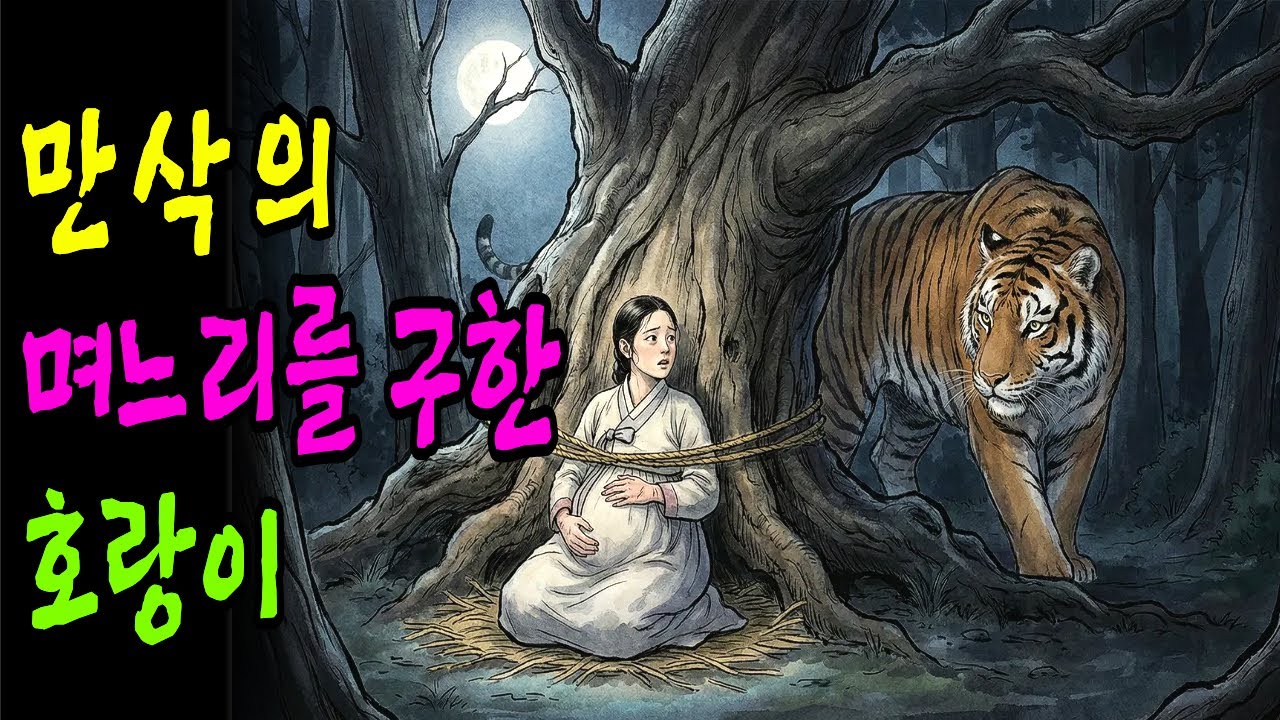 만삭 며느리를 구한 호랑이|민담 |전설 |설화 |옛날이야기 |오디오북