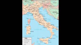 map of Italy