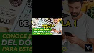 Dlar Oficial bcv Miercoles 30 De Julio dolar bcv venezuela economia parati