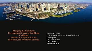 MAPPING THE WORKFORCE DEVELOPMENT SYSTEM- SAN DIEGO CALIFORNIA