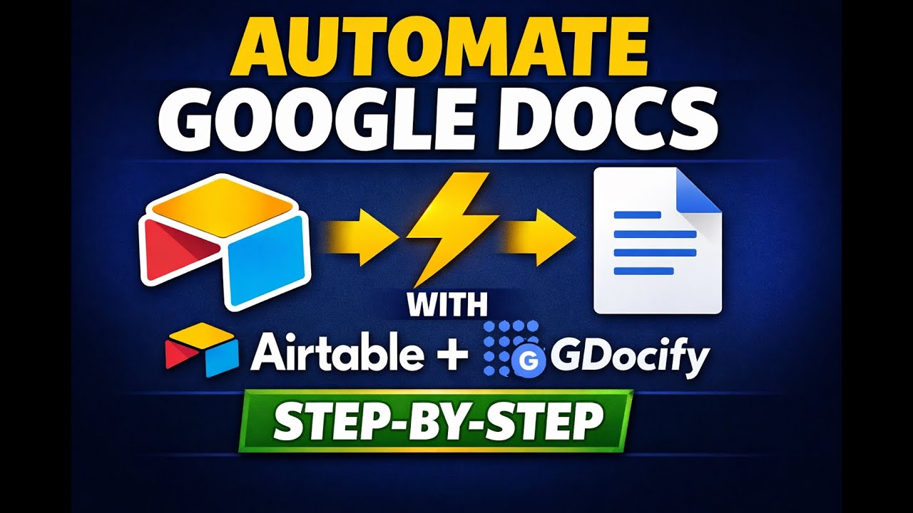 Automate Google Docs with Airtable Using GDocify (Step-by-Step)