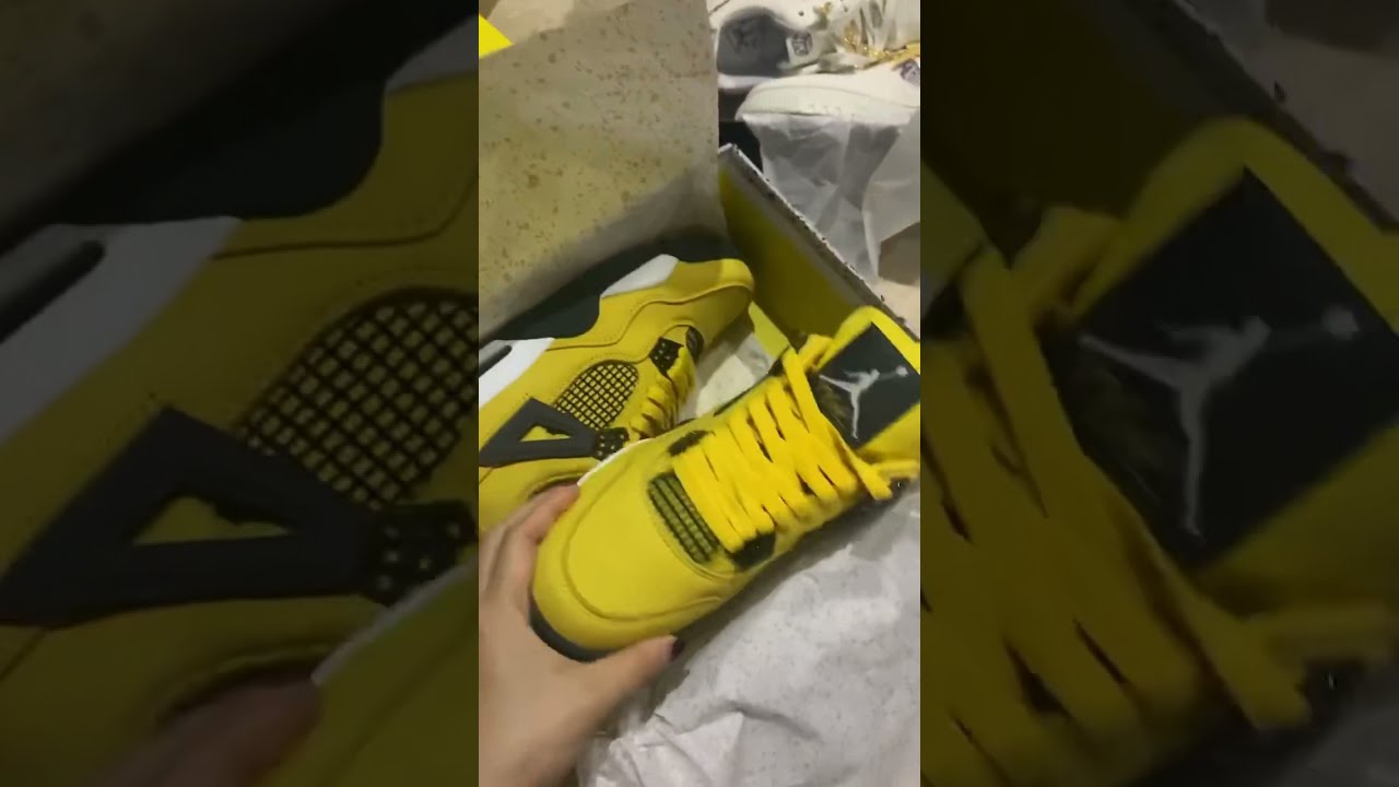 Unboxing Air Jordan 4 Lightning From Dhgate