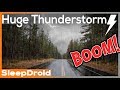 ►10 hours of Rain and Huge Thunderstorm Relaxation. Rain and Thunderstorm Sounds for Sleeping ~ 10hr
