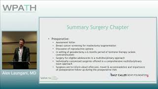 WPATH Tapes: Surgeon Dr. Laungani discusses fertility preservation